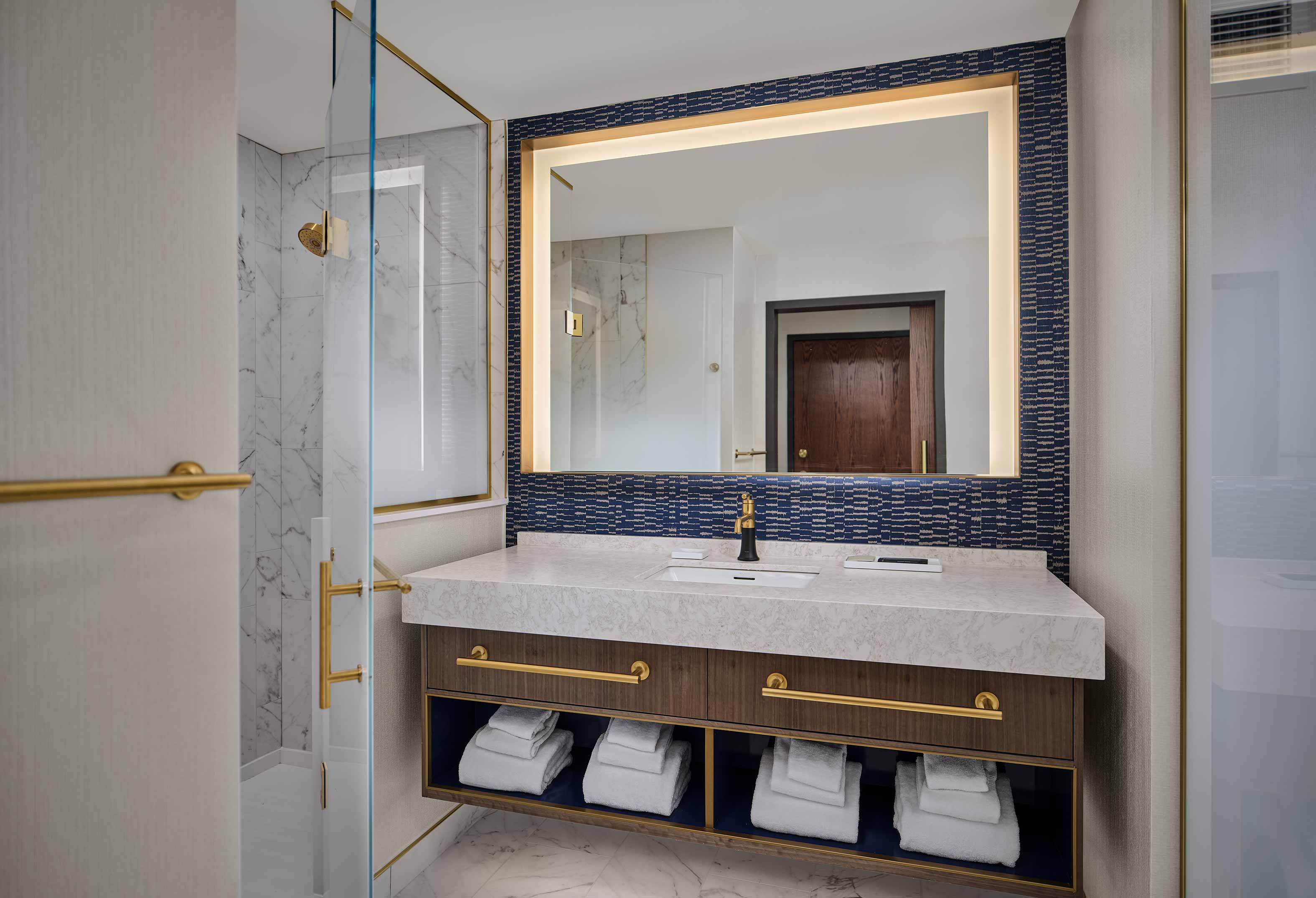Deluxe King hotel room at Hard Rock Hotel & Casino Ottawa