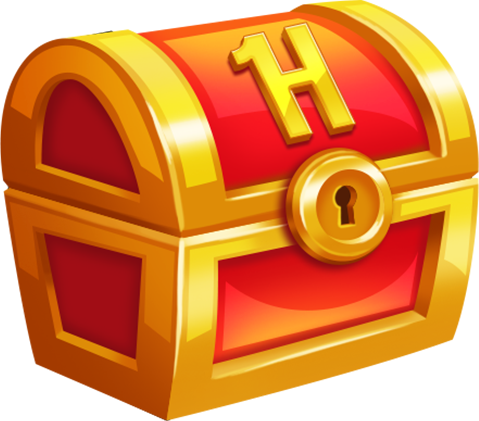 Social casino chest rewards feature icon